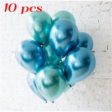 Load image into Gallery viewer, 10/20 Star Metallic Confetti Latex Transparent 12inch Balloons For Baby Shower Birthday Party Wedding Decoration