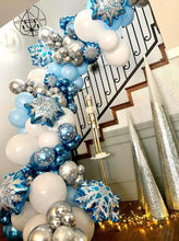 将图片加载到图库查看器,104pcs Snowflake Ice Snow Metal Balloon For Birthday Party Decor Baby Showers Winter Themed Balloons For Party Wedding and Birthday Boy Party Ballons