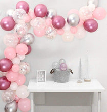 Load image into Gallery viewer, 106pcs Blue Snowflake Birthday Balloon Party Ice Snow Decoration Baby Balloon Winter Christmas New Year Balloons Wedding and Birthday Party