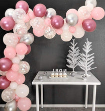 Load image into Gallery viewer, 106pcs Blue Snowflake Birthday Balloon Party Ice Snow Decoration Baby Balloon Winter Christmas New Year Balloons Wedding and Birthday Party