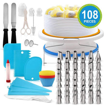 将图片加载到图库查看器,108-Piece: Cake Decorating Supplies Kit
