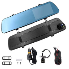 将图片加载到图库查看器,1080P Car DVR 4.3inches Dash Cam with 140° Angle Loop Recording