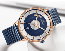 Load image into Gallery viewer, Universal Waterproof Modern Luxury Watch Stainless Steel Hardlex Glass Excellent Design Perfect Gift For Him