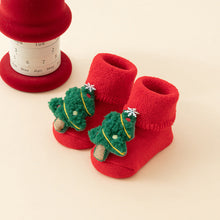 将图片加载到图库查看器,Baby Socks Christmas Newborn For Baby Boys/Girls Christmas Floor Socks Anti-Slip Baby Step Socks For Baby Kids