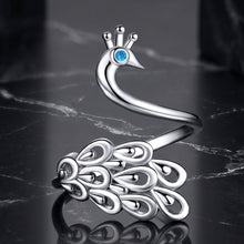 Load image into Gallery viewer, 925 Sterling Silver Plated Platinum Pavé Setting CZ Ring for Women