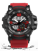 Load image into Gallery viewer, NEW Sport Analog-Digital Watch For Men and Woman Waterresistant 50M Professional Waterproof Quartz Large Dial Military Wristwatches With Night Mode