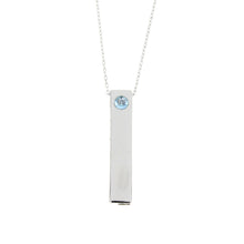 Load image into Gallery viewer, Blue Topaz Fashion Pendants Sterling Silver