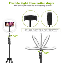 Load image into Gallery viewer, 10in 120 LEDs Selfie Ring Light