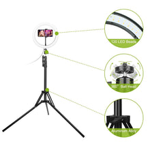 Load image into Gallery viewer, 10in 120 LEDs Selfie Ring Light