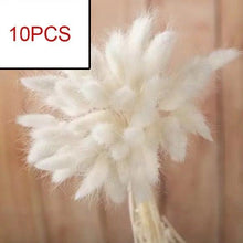 Load image into Gallery viewer, 10PCS Bulrush Natural Dried Flowers Artificial Pampas Grass Decor Phragmites Fake Flower Wedding Home Decoration Floor Vase Filler for Living Room Kitchen Decor