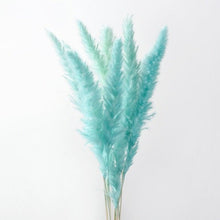 Load image into Gallery viewer, 10PCS Bulrush Natural Dried Flowers Artificial Pampas Grass Decor Phragmites Fake Flower Wedding Home Decoration Floor Vase Filler for Living Room Kitchen Decor