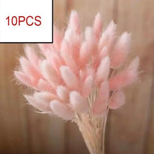 Load image into Gallery viewer, 10PCS Bulrush Natural Dried Flowers Artificial Pampas Grass Decor Phragmites Fake Flower Wedding Home Decoration Floor Vase Filler for Living Room Kitchen Decor