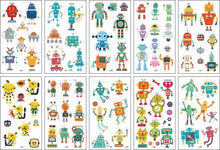 Load image into Gallery viewer, 10pcs Dinosaur Sticker Temporary Tatoo Waterproof Colorful Elegant Children Tattoos