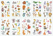 Load image into Gallery viewer, 10pcs Dinosaur Sticker Temporary Tatoo Waterproof Colorful Elegant Children Tattoos