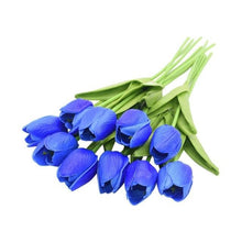Load image into Gallery viewer, 10Pcs High Quality Real Touch Calla Lily Artificial Flowers Bouquet For Wedding Bridal Home Kitchen Table Flower Decoration Home Decor
