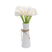 Load image into Gallery viewer, 10Pcs High Quality Real Touch Calla Lily Artificial Flowers Bouquet For Wedding Bridal Home Kitchen Table Flower Decoration Home Decor