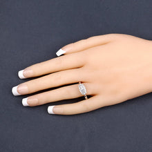 Load image into Gallery viewer, 0.37 Carat Genuine White Diamond 14K White Gold Ring (E-F Color, VS-SI Clarity)