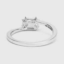 Load image into Gallery viewer, 0.33 Carat Genuine White Diamond 18K White Gold Ring (F-G Color, VVS-VS Clarity)