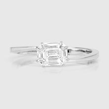 Load image into Gallery viewer, 0.33 Carat Genuine White Diamond 18K White Gold Ring (F-G Color, VVS-VS Clarity)
