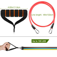 Load image into Gallery viewer, 11-Piece Set: Resistance Bands Set Fitness