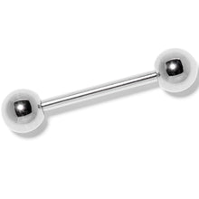 Load image into Gallery viewer, 14G Stainless Steel Barbell Tongue Ring 5/8 6mm