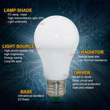将图片加载到图库查看器,110V 220V E27 RGB LED Bulb Lights 5W 10W 15W RGB Lampada Changeable Colorful RGBW LED Lamp With IR Remote Control+Memory Mode RGB LED Light Bulbs, 10W LED Color Changing Light Bulb with Remote Control