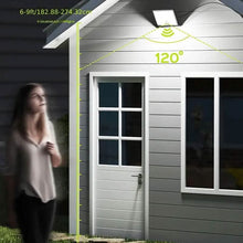 Load image into Gallery viewer, 113 LED Cool White Floodlights Solar Motion Sensor Lights