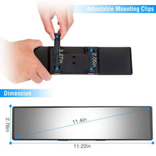 Load image into Gallery viewer, 11.4-Inch Interior Clip-On Curve Car Rearview Mirror
