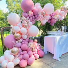 将图片加载到图库查看器,119 Pcs Peach Pink Rose Gold Latex Balloons For Wedding Birthday Valentine's Day Party Decorations Office Parties Baby Showers Girl Birthday Party Ballon Decoration IN Modern Style