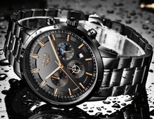 Load image into Gallery viewer, Men's Waterproof Watch With Chronometers And Date Display Unique Design Perfect Gift