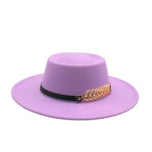 Load image into Gallery viewer, Autumn Winter Women Men Vintage Fedora Women's Foldable Short Brim Floppy Hat Gentleman Elegant Warm Hats Lady Party Luxury Caps Classic Summer Beach Sun Hat
