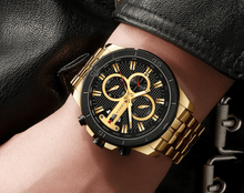 Load image into Gallery viewer, Men's Waterproof Watch With Chronometers Day View And Fluorescent Hands Unique Luxury Design Perfect Gift