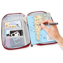 Load image into Gallery viewer, 12 Pocket Travel Passport Wallet