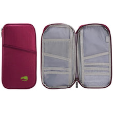 Load image into Gallery viewer, 12 Pocket Travel Passport Wallet
