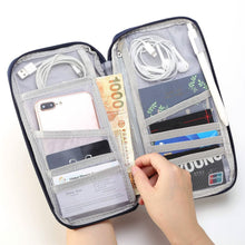 Load image into Gallery viewer, 12 Pocket Travel Passport Wallet