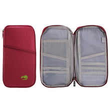 Load image into Gallery viewer, 12 Pocket Travel Passport Wallet