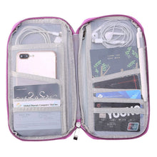 Load image into Gallery viewer, 12 Pocket Travel Passport Wallet