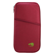 Load image into Gallery viewer, 12 Pocket Travel Passport Wallet