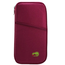 Load image into Gallery viewer, 12 Pocket Travel Passport Wallet