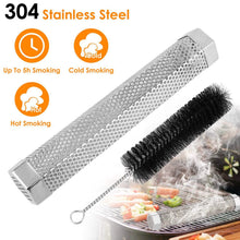 Load image into Gallery viewer, 12-Inch Stainless Steel BBQ Grill Smoker Tube