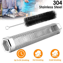 Load image into Gallery viewer, 12-Inch Stainless Steel BBQ Grill Smoker Tube