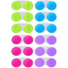 Load image into Gallery viewer, 12-Pack: Colourful Contact Lens Case Box Holder