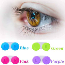 Load image into Gallery viewer, 12-Pack: Colourful Contact Lens Case Box Holder