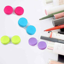 Load image into Gallery viewer, 12-Pack: Colourful Contact Lens Case Box Holder