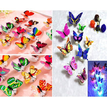将图片加载到图库查看器,12-Pack: LED Butterfly Decoration Night Light