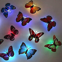 将图片加载到图库查看器,12-Pack: LED Butterfly Decoration Night Light