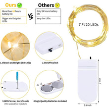 Load image into Gallery viewer, 12-Pack: Led Fairy Lights Battery Operated String Lights