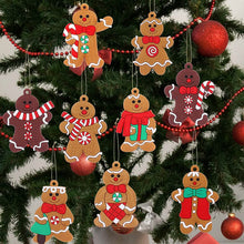Load image into Gallery viewer, 12-Piece: Gingerbread Man Ornaments