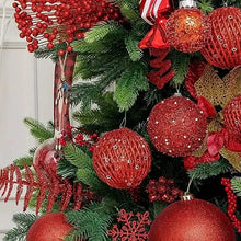 Load image into Gallery viewer, 12-Piece Set: Large Sparkling Glittering Sequins Foam Ball Ornaments