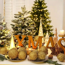 Load image into Gallery viewer, 12-Piece Set: Large Sparkling Glittering Sequins Foam Ball Ornaments